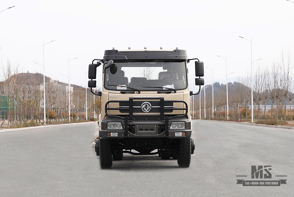 260hp Dongfeng Six wheel Chassis for Sale_6*6 Flathead Head Rear Eight wheels Truck Chassis Coversion Manufacturer_Dongfeng Export Special Vehicle Chassis