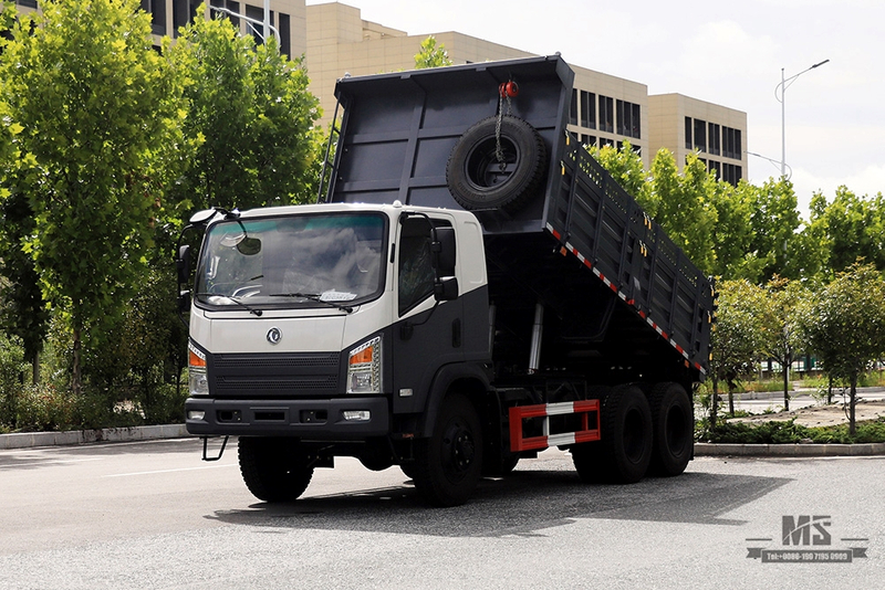 260hp Dongfeng 6*6 Dump Truck _BobCat Six Wheel Drive Single Row Flat Head Tipper Truck Mining Trucks Factory_Export Special Vehicle