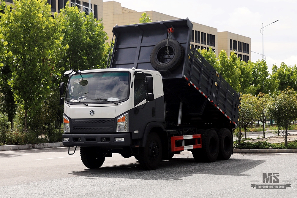 260hp Dongfeng 6*6 Dump Truck _BobCat Six Wheel Drive Single Row Flat Head Tipper Truck Mining Trucks Factory_Export Special Vehicle