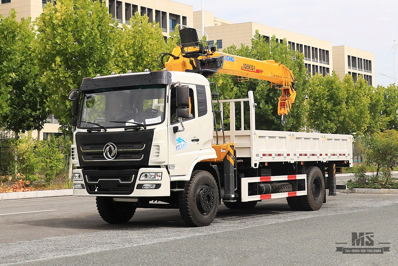 266hp Dongfeng 4×2 Truck Mounted Crane New Flathead Cabin Row Half Crane Truck Export Special Vehicle