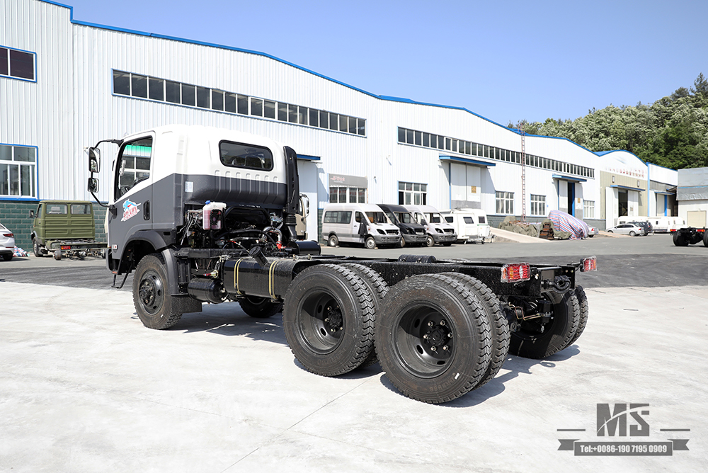 5T 6WD Light Truck Chassis_6*6 260hp Diesel Off-road Truck Chassis_'Bobcat' Dongfeng Six Wheel Drive Chassis for Sale_Export ພາຫະນະຈຸດປະສົງພິເສດ