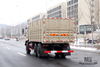 ຂັບລົດຫົກລໍ້ Dongfeng Dump Truck_6*6 Flat Head Cargo Box Baffle Heightened Tipper Truck Off Road Transportation Truck_Export Special Vehicle