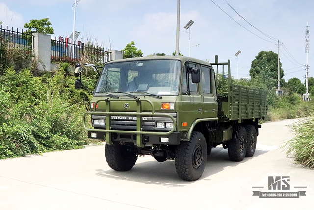 Dongfeng Six Wheel Drive EQ2102 Off Road Truck_6×6 Army Green Double Row 153 Cab Cargo Truck 6WD Transportation Truck For Sale_Export ຍານພາຫະນະພິເສດ