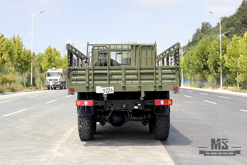 Dongfeng EQ2102G/246 Off-road Truck_6×6 190 HP 6WD Flathead 153 Chassis Converted Cargo Truck Troop Carrier_Six wheel drive Classic Truck Export Special Purpose Vehicle 