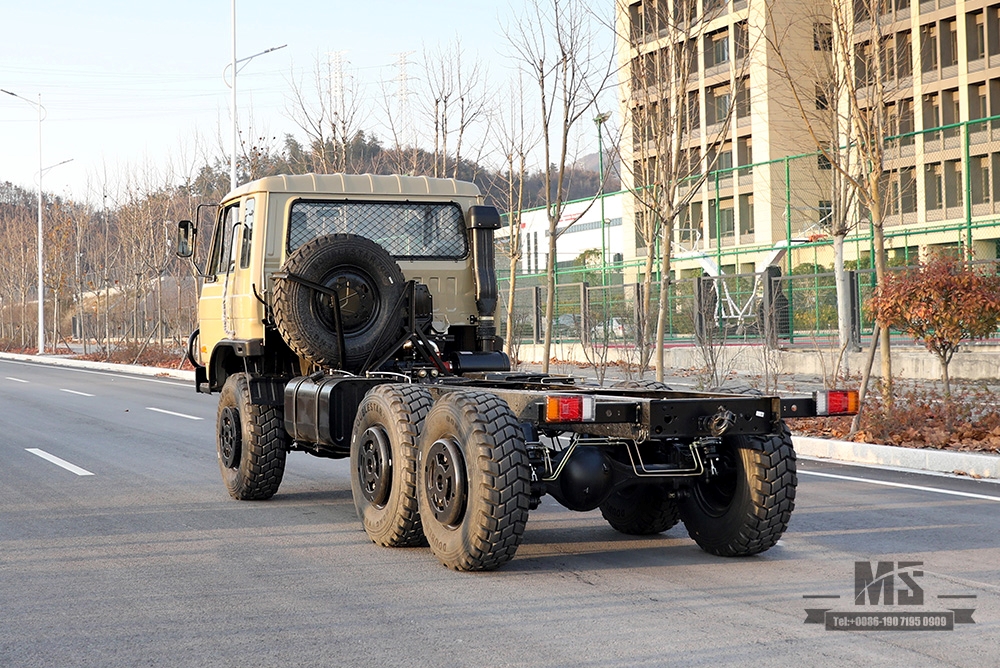 6×6 EQ2102 Dongfeng Off Road Truck Chassis_ ຂັບລົດຫົກລໍ້ຫນຶ່ງແລະເຄິ່ງຫນຶ່ງ 153 Cab Truck Chassis_Dongfeng AWD Export Special Purpose Vehicle Chassis