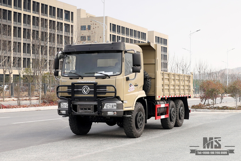 210hp Dongfeng Six Wheel Drive Dump Truck_ 6×6 Flat Head Tipper Truck 6*6 Off Road Transportation Truck_Export ລົດພິເສດ