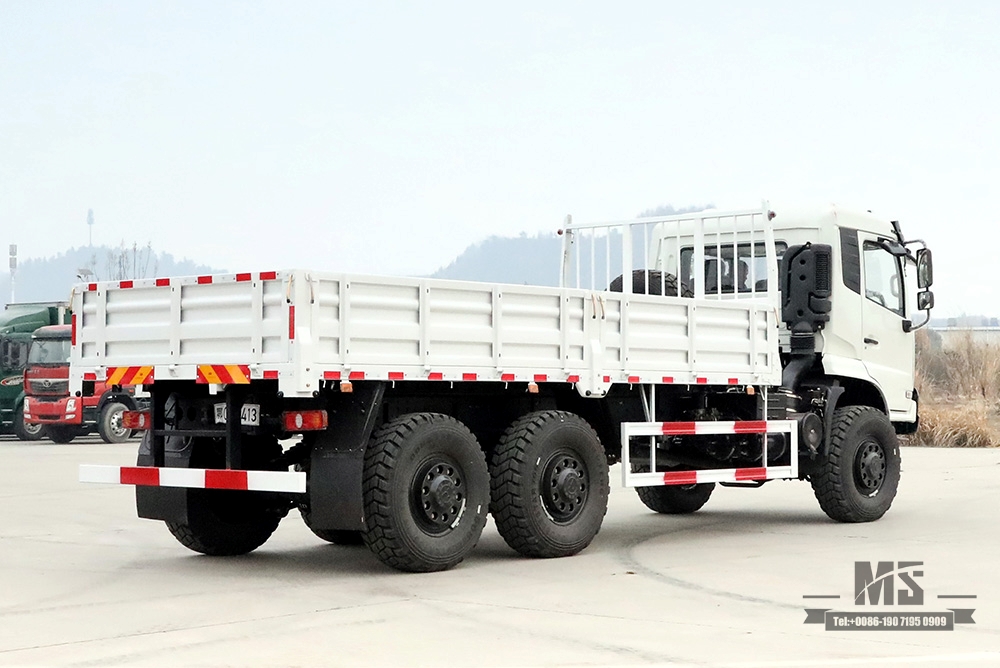 260hp Dongfeng Six wheel Drive Off Road Truck for Sale_6*6 Flathead Head Cargo Truck Chassis Coversion Manufacturer_Dongfeng Export Special Vehicle