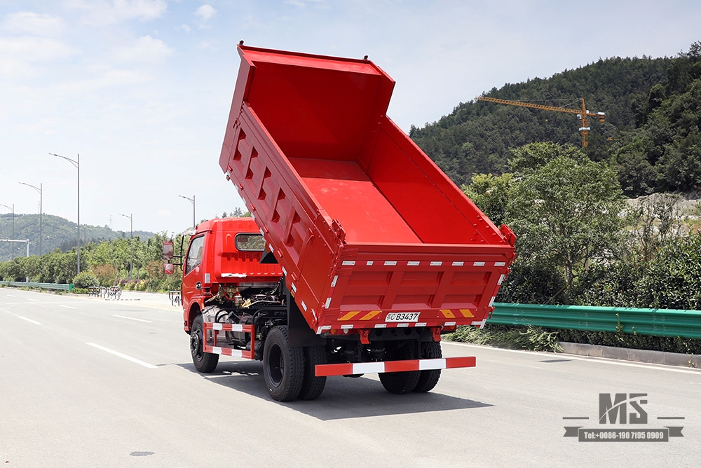 Dongfeng 4×2 160HP ລົດບັນທຸກ Tipper ຂະຫນາດນ້ອຍ Dump Truck_Left/Right Hand Light Truck 5T Single Row Micro Truck_Export ຜູ້ຜະລິດແປງລົດບັນທຸກພິເສດ