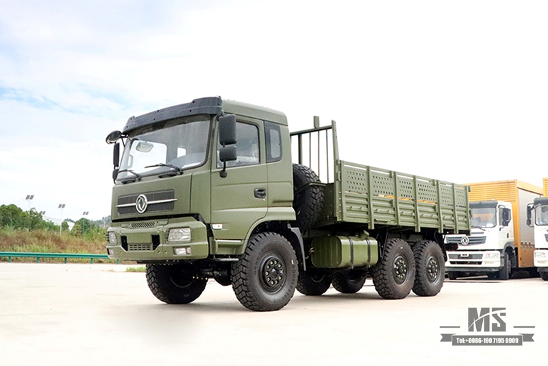 190hp ຂັບລົດຫົກລໍ້ Dongfeng Off Road Truck _ 6×6 Dongfeng Flat Head 1 and a half Row Cargo Truck Vehicle AWD 6*6 Export Special Vehicle