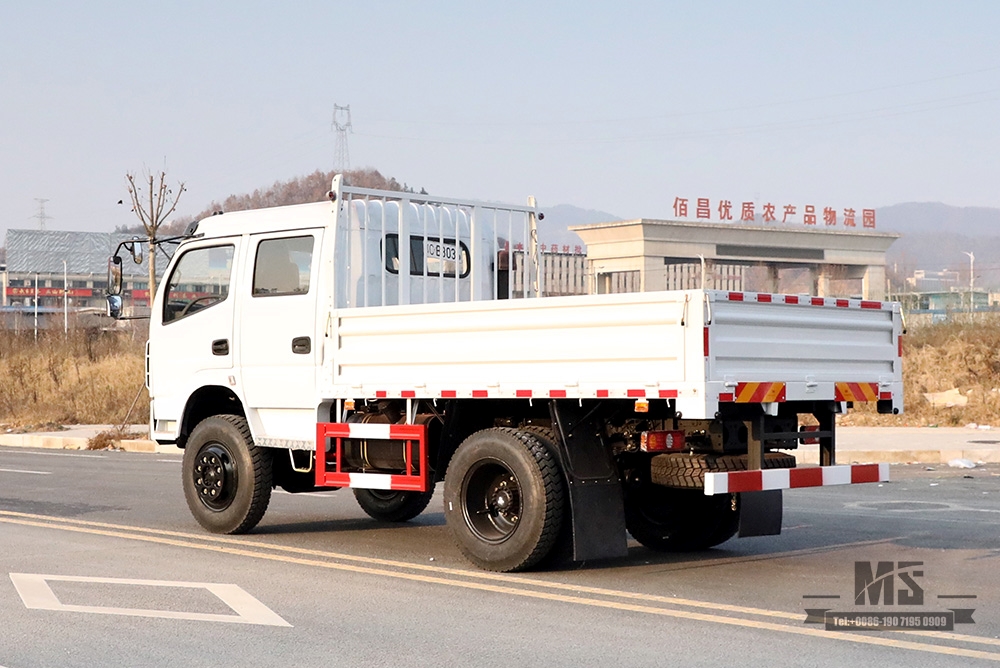 Dongfeng Four Wheel Drive Light Cargo Truck_4*4 Double Row Small Transport Truck_Dongfeng 4WD Export Special Truck