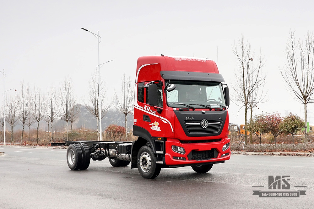 Dongfeng 4*2 290 hp Off Road Truck Chassis_4×2 Flat Head High Roof Double Bedroom Cab Cargo Chassis Conversion Manufacturer _Export Special Purpose Chassis