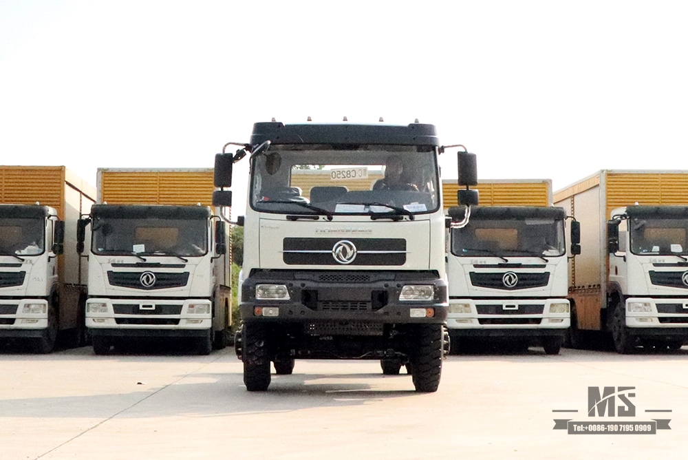 260hp Dongfeng Four Wheel Drive Cargo Truck Chassis_4*4 One And a Half Cab Off-road Truck Chassis_Dongfeng Truck Export Special Purpose Vehicle Chassis