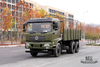 ລົດບັນທຸກ Dongfeng 6*4 Off Road 210hp _Dongfeng 6x4 Flathead Truck Cargo one-a-half with tarpaulin pole_Export Special Vehicle