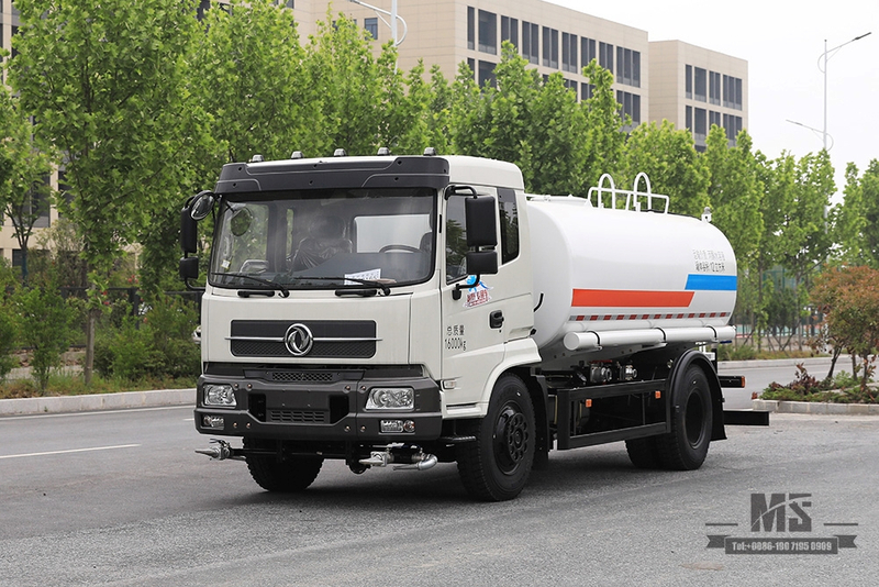 210 HP Dongfeng 4*2 ລົດບັນທຸກສີຂຽວ _Dongfeng Flat Head Sprinkler Truck Commercial Vehicle_Dongfeng Water Tanker Truck For Sale_Export ລົດບັນທຸກພິເສດ