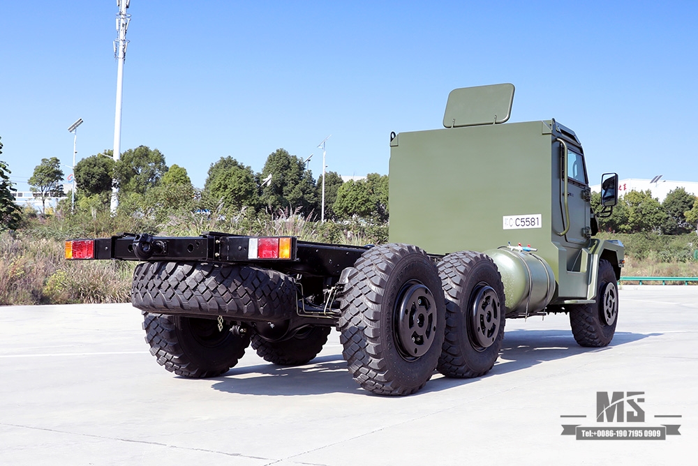 Dongfeng 210hp Six wheel Drive Chassis for Sale_6*6 Protective Long Head Truck Chassis Manufacturer_Dongfeng 6WD Export Special Vehicle