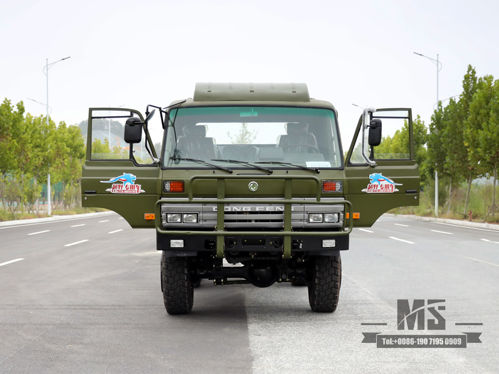 190hp Dongfeng Eq2102 Six drive chassis_6 × 6 Eq246 153 Eq246 153 Double Rouble Rouble Arwor Army Tradis ລົດບັນທຸກລົດໃຫຍ່