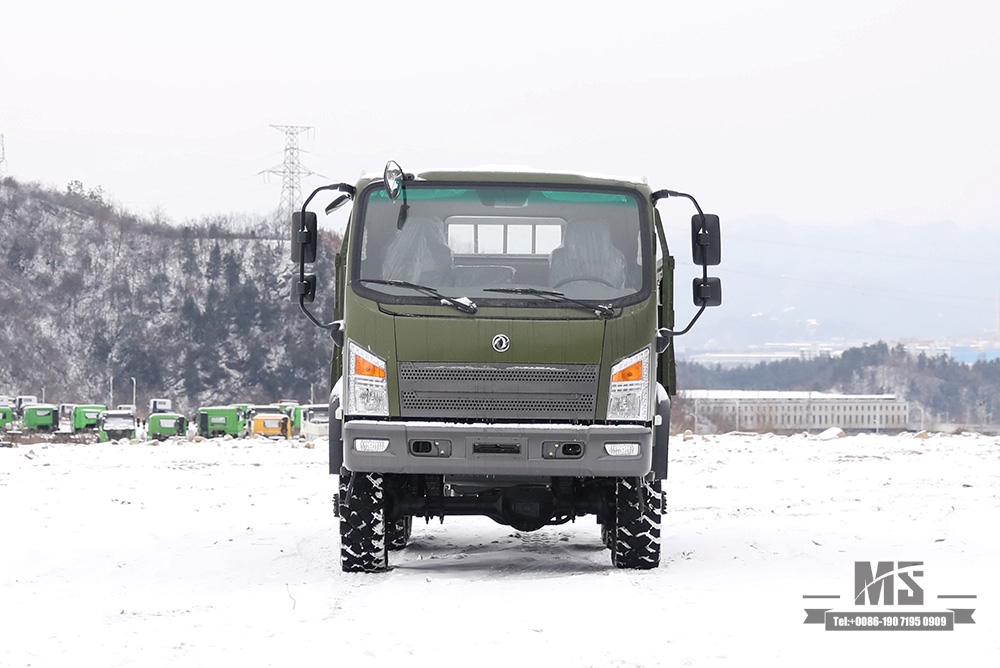 Dongfeng Six wheel Drive EQ2082 Truck_All-Wheel Drive EQ2082 Cargo Truck_6x6 Dongfeng EQ240 Flathead Off-road Truck for Sale_6WD Export Special Vehicle Manufacturer Factory