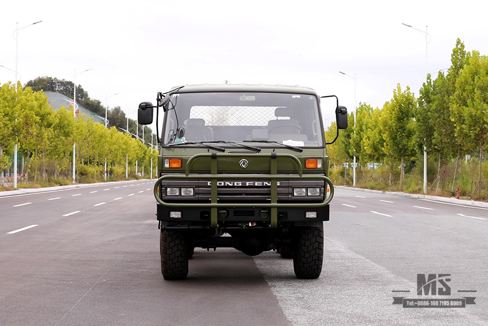 190hp Army Green Dongfeng EQ2102 Six Wheel Drive Chassis_6×6 EQ246 153 Double Row Cab Off Road Chassis_Dongfeng Export Special Purpose Vehicle Chassis