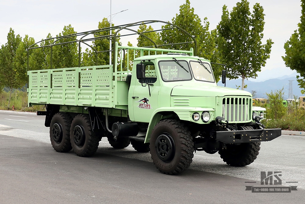 Dongfeng Six Wheel Drive EQ2100 Off Road Truck_190hp Dongfeng 6×6 3.5T Three Axle Single Row Pointed Truck with Tarpaulin Pole _Export ພາຫະນະຈຸດປະສົງພິເສດ 