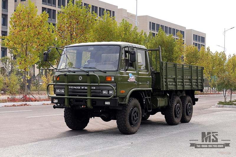 190hp Dongfeng EQ2102 Six Wheel Drive Truck_6×6 EQ246 153 Double Row Cab Army ລົດບັນທຸກສີຂຽວ _Dongfeng Truck ສົ່ງອອກຍານພາຫະນະຈຸດປະສົງພິເສດ