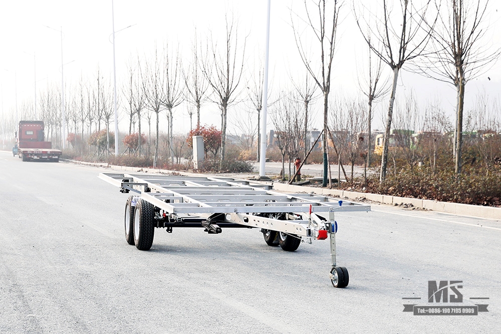 3T Dongfeng Trailer Chassis_Caravan Trailer Chassis ສໍາ​ລັບ​ການ​ຂາຍ Chassis ຜູ້ຜະລິດໂຮງງານຜະລິດສົ່ງອອກພິເສດ Trailer Chassis