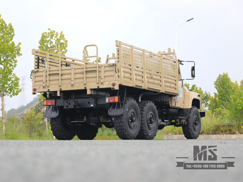 ລົດບັນທຸກຂະຫນາດ 6x6 dongfeng Eq2082 ລົດບັນທຸກ SLEADROW SLEADROW CAW 6WD AFT-ROCCROGO 