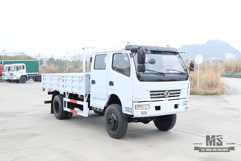 Dongfeng Four wheel Drive Light-duty Truck_Small Truck Customized Double Row Cab 4*4 Off-road Vehicle_Dongfeng Truck for sale Export Special Vehicle