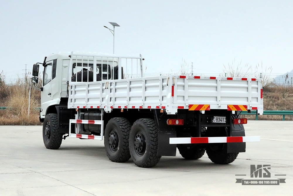 260hp Dongfeng Six wheel Drive Truck_6*6 Flathead Head Truck for Sale 6WD Transport Truck Factory_Dongfeng Export ຍານພາຫະນະພິເສດ