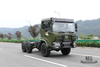 210hp Dongfeng Six wheel Chassis for Sale_6*6 Army Green Flathead Head Truck Chassis Coversion Manufacturer_Dongfeng Export Special Vehicle Chassis
