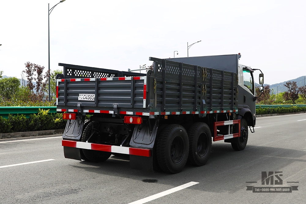 260hp Dongfeng 6*6 Tipper Truck_Six Wheel Drive Single Row Pointed Head Dump Truck Truck Mining Conversion Manufacturer_Export ພາຫະນະພິເສດ