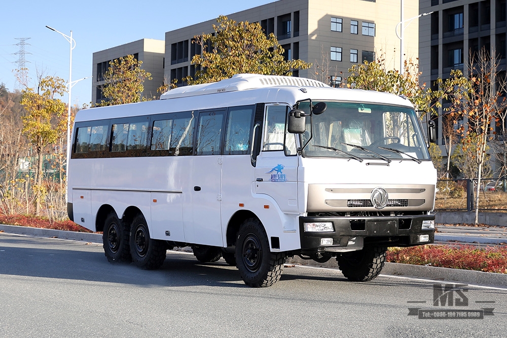 190 ແຮງມ້າ Dongfeng ຂັບລົດຫົກລໍ້ Off Road Bus 6*6 Manual Six-speed Bus_Dongfeng Bus Conversion Manufacturer Export Special Vehicle