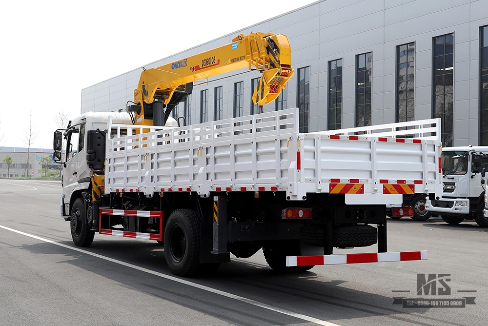 10 Tons Four-section Arm Truck-mounted Crane_SQ10SK3Q Straight Arm Crane Truck-mounted Lifting Transport Truck_ລົດບັນທຸກ mounted Crane Modification Manufacturer Dongfeng Vehicle