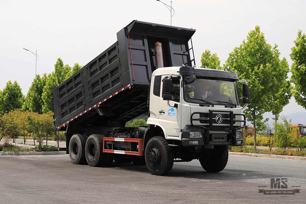 336hp Dongfeng 6*6 Heavy Duty Dump Truck_Six wheel Drive Rear Eight wheels Tipper Truck Coversion Manufacturer_Dongfeng 6WD Export Special Vehicle