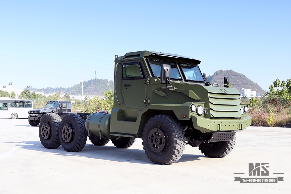 Dongfeng 210hp Six wheel Drive Chassis for Sale_6*6 Protective Long Head Truck Chassis Manufacturer_Dongfeng 6WD Export Special Vehicle