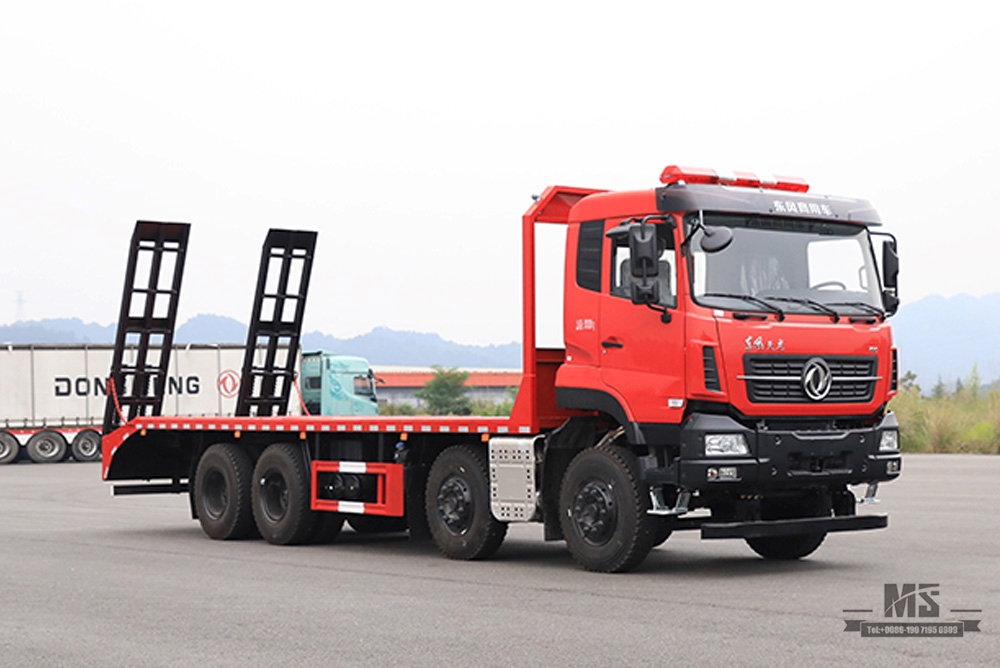 ລົດກະບະດັບເພີງ Dongfeng 4*2 _ 210 HP/300hp Flathead Rescue Trailer Truck_Export Special Vehicle