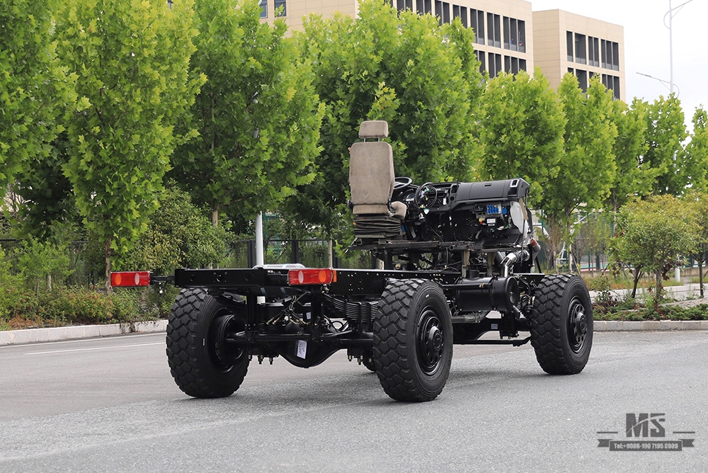 210hp Dongfeng Four Wheel Drive Eight Speed ​​Gearbox Truck Chassis_4×4 6T/10T Axle Truck Chassis_Dongfeng 4*4 Truck Chassis For Sale_Export Special Truck Chassis