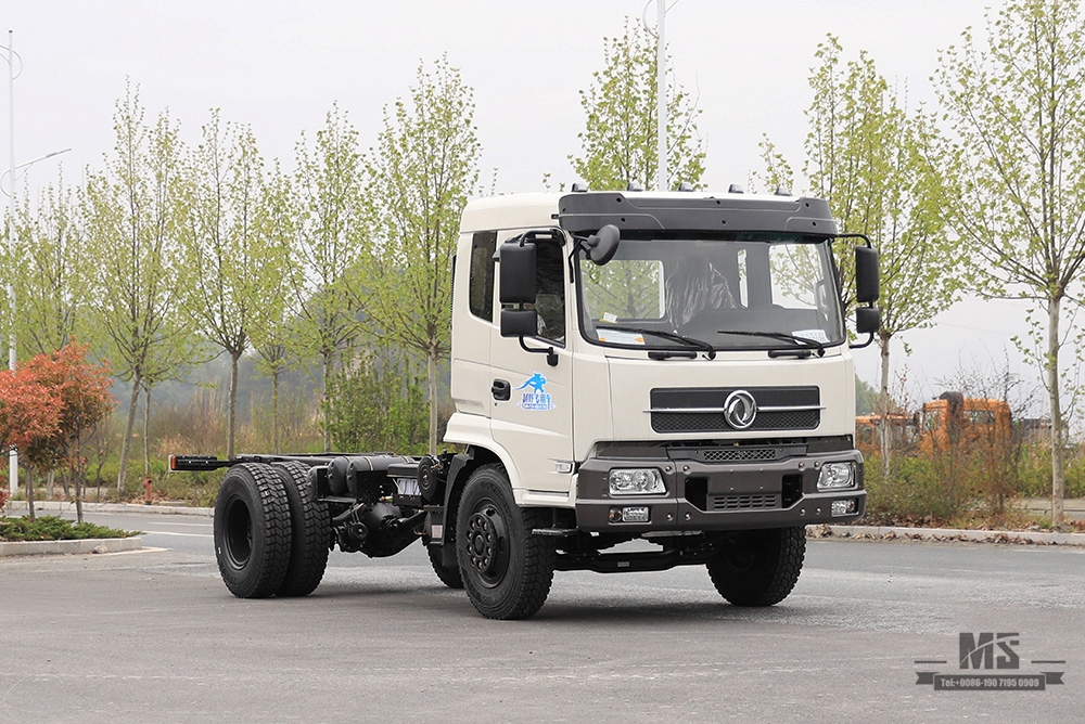 Dongfeng 4*2 Chassis ທີ່ມີຢາງສອງດ້ານຫລັງ_190HP ຫນຶ່ງແລະເຄິ່ງຫນຶ່ງເປັນ Row Flathead Chassis ປ່ຽນ Manufacturer_ສົ່ງອອກ Chassis ພິເສດ