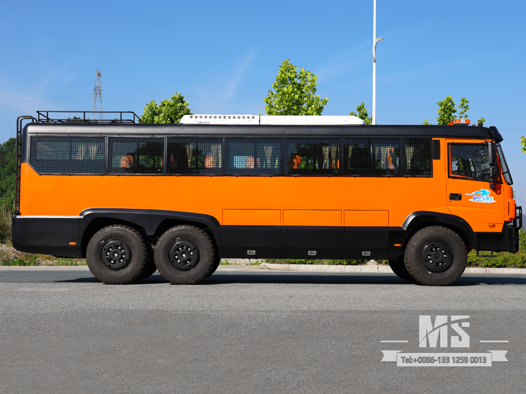ລົດເມໂດຍສານ 210HP 6x6 Dongfeng | ລົດບັນທຸກພິເສດ Off-road ທຸກພື້ນທີ່