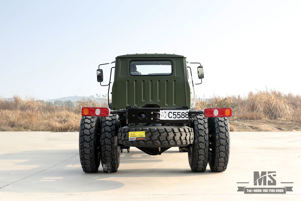 Dongfeng 4*2 Off Road Chassis_210 hp Tip Head Row Cargo Chassis for sale_Dongfeng Export Special Vehicle Chassis