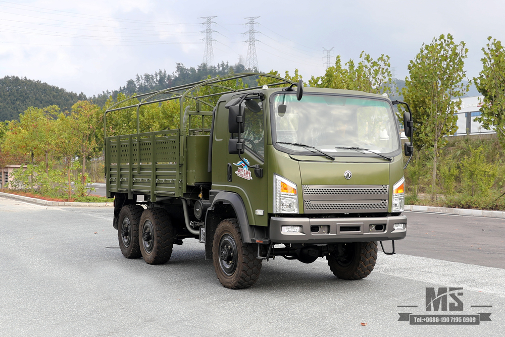 Flathead EQ240 Dongfeng 6WD Off-road Truck_EQ2082 Diesel Cargo Truck Factory_Dongfeng 6x6 All-wheel Drive Civilian Off-road Truck for Sale_Export ຍານພາຫະນະພິເສດ