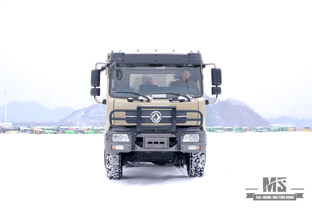 6×6 Dongfeng Six Wheel Drive Dump Truck_Flat Head Cargo Box Baffle Heightened Tipper Truck 6*6 Off Road Transportation Truck_Export ພາຫະນະພິເສດ