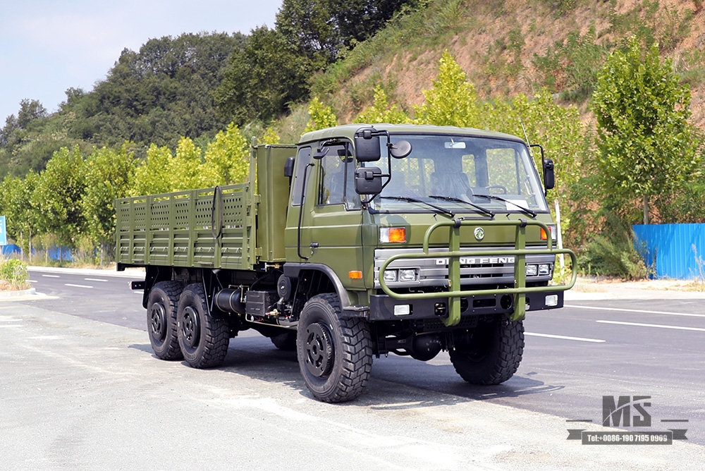 Dongfeng EQ2102G/246 Off-road Truck_6×6 190 HP 6WD Flathead 153 Chassis Converted Cargo Truck Troop Carrier_Six wheel drive Classic Truck Export Special Purpose Vehicle 