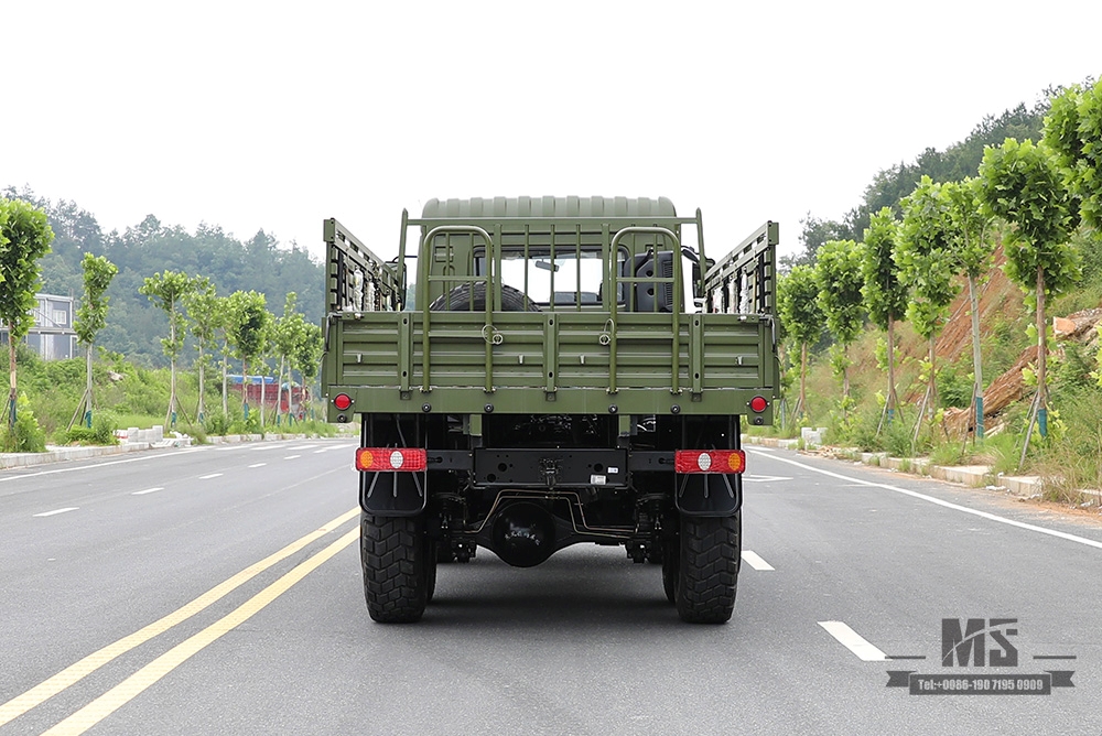 Dongfeng Six Wheel Drive EQ2102 Truck_6×6 Flat Head Cargo Truck 6WD 246 Troop Carrier Transportation Truck_6WD Truck Export Special Vehicle