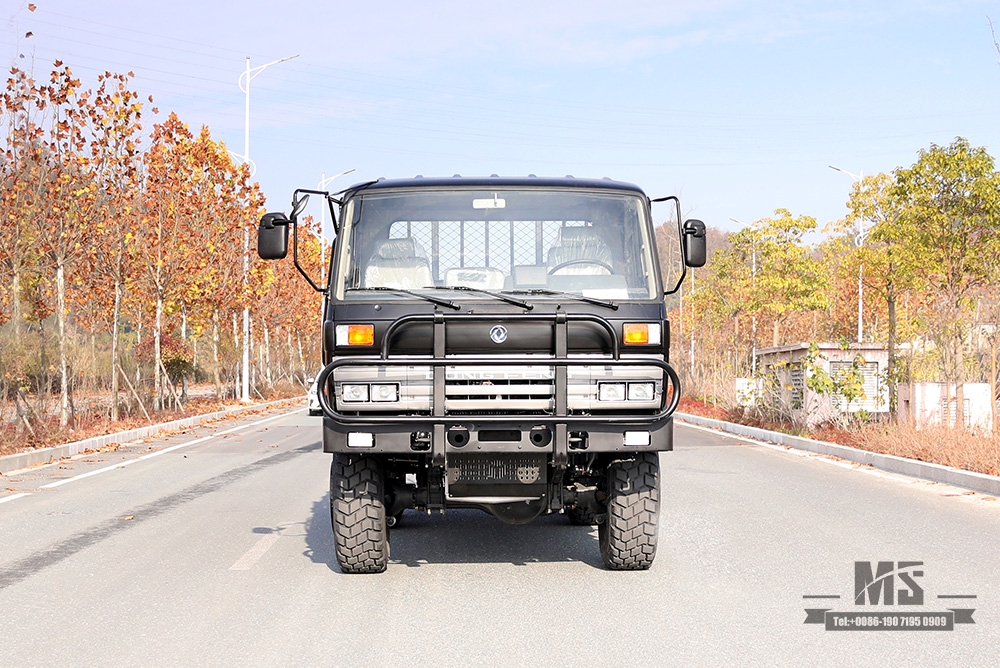 Dongfeng Six wheel Drive EQ2102 Truck_190 HP 3.5T ສາມເພນຫົກລໍ້ຂັບລົດ Black Off-road Cargo Truck_All-wheel drive EQ2102G ສົ່ງອອກຍານພາຫະນະຈຸດປະສົງພິເສດ