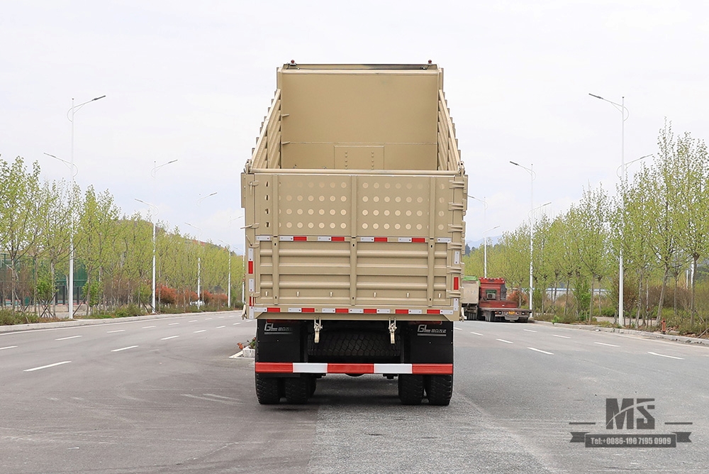260hp Dongfeng 6×6 Off-road Special Dump Truck_Six-wheel Drive three-axle rear twin-tire Mining Truck_Customized 7T/13T Lift Truck_Export ລົດພິເສດ