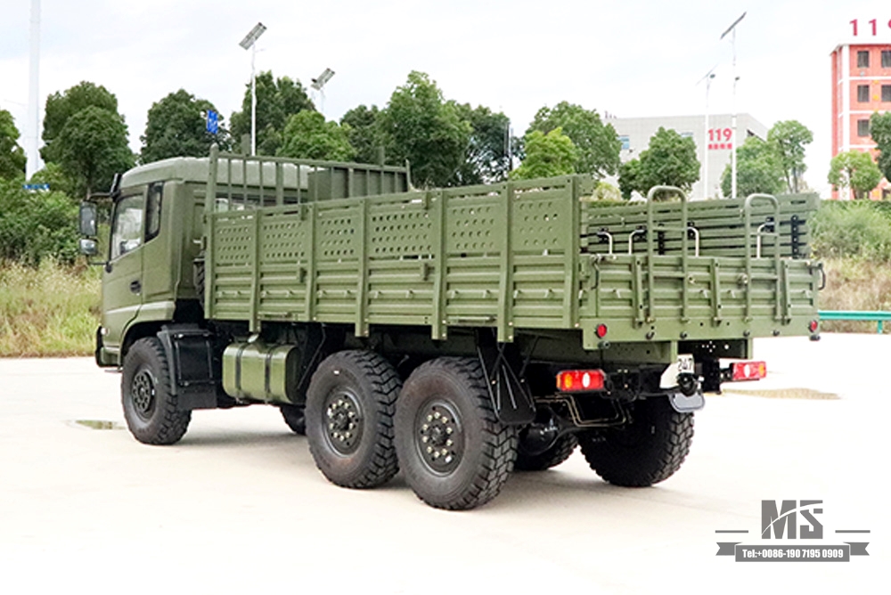 190hp ຂັບລົດຫົກລໍ້ Dongfeng Off Road Truck _ 6×6 Dongfeng Flat Head 1 and a half Row Cargo Truck Vehicle AWD 6*6 Export Special Vehicle