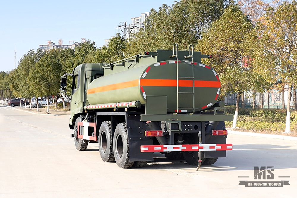 10m³ Feul Tanker 210hp Dongfeng Tanker Truck_6*4 Cab Oil Tanker for Sale_6×4 Tanker Lorry Export ລົດພິເສດ