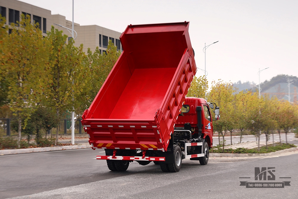 ລົດບັນທຸກເບົາ 4×2_Dongfeng 160HP ລົດກະບະນ້ອຍ_ຊ້າຍ/ຂວາ ມື 5T Single Row Micro Mining Truck For Sale_Export ລົດບັນທຸກພິເສດ