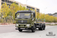 210hp Dongfeng 6*4 Off Road Truck Chassis_Dongfeng 6x4 Off-road Tanker Chassis_Flathead One and a-half Export Special Vehicle Chassis