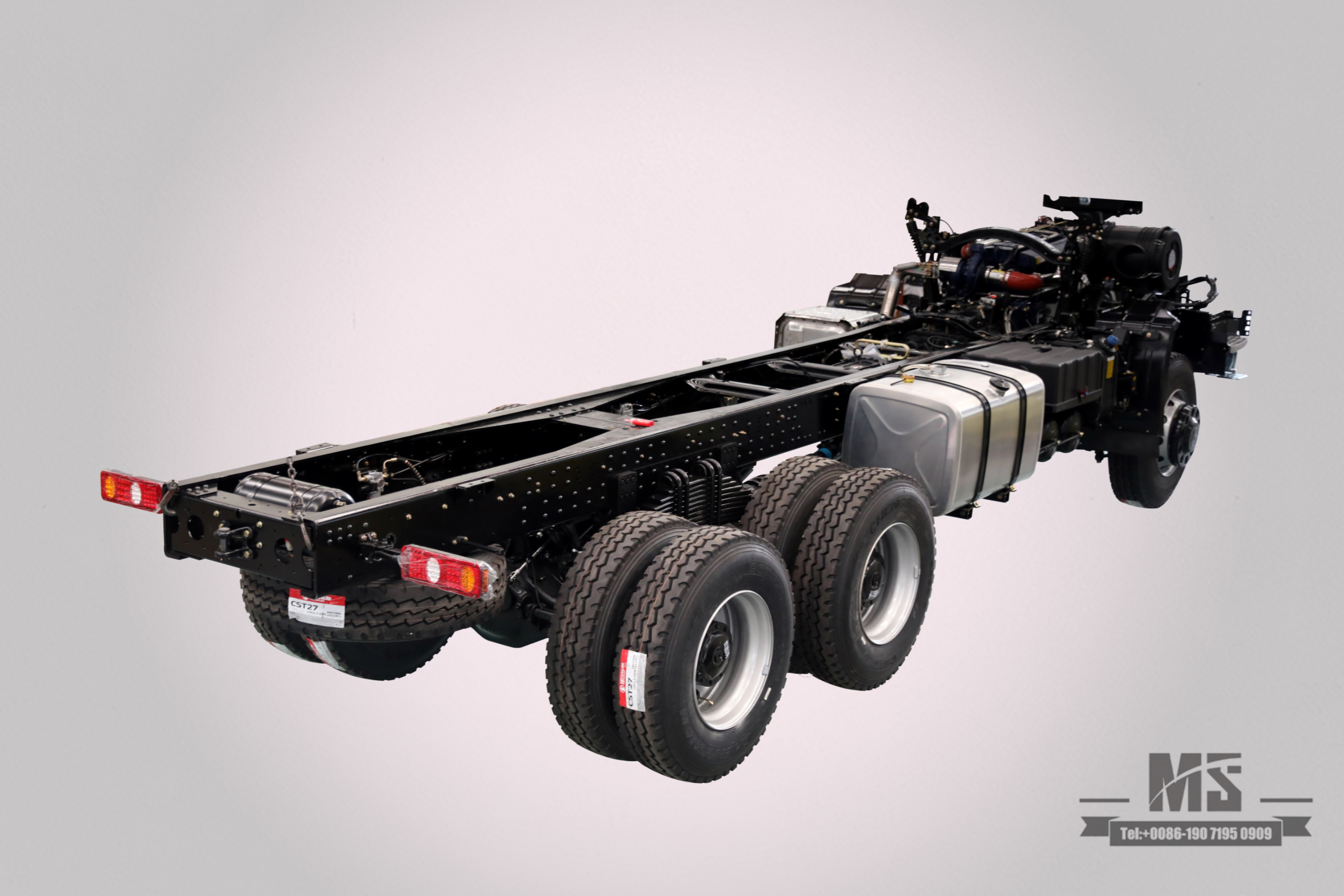 350hp 6×6 custom Euro 5 off-road chassis_Dongfneg Six Wheel Drive 7T/13T/13T chassis_ AWD ຢາງຄູ່ແຝດຫລັງ 3 ເພົາ ພາຫະນະໜັກ 6*6 ສົ່ງອອກ chassis ພິເສດ